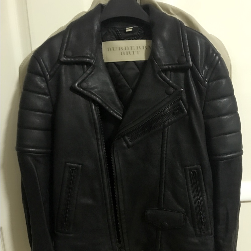 COPY - Burberry Brit Gransford Moto Leather Jacket